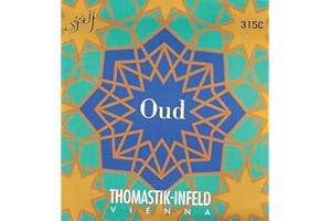 Thomastik 658127 Saiten für Arabische Aoud, Satz 10-saitig mit D-Saiten blank