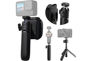 ULANZI MT88 Mini Trípode de Viaje Portátil con Tornillo de 1/4'', Trípode para Vlogging con Cierre de Velcro - Compatible con Sony ZV1/RX100 VII/RX1R II, Canon G7X Mark, Fujifilm X100V, Leica Q2