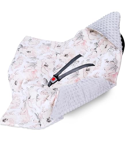 Doudou Siège Auto En Cuir D'Agneau Kaiser | 35x80cm | Thermorégulateur | Doux Et Confortable | Pour Bébé | Lavable