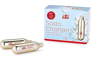 Isi Soda Chargers Capsules for Soda Bottles. 10 Pcs in a Pack. by iSi