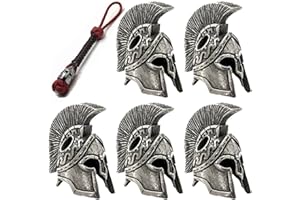 Wudaizhi 6 Pcs Charms De Casco Vintage Paracord Bead Charms para Brazalete para Joyas De Bricolaje Que Hace Accesorios