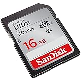 SanDisk Ultra Scheda di Memoria SDHC Traditional, Velocità fino a 80 MB/sec, 16 GB, Classe 10