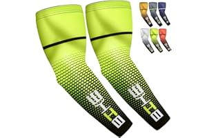 ‎BEISTER beister UV Schutz Kompression Arm Ärmel, Rutschfest Kühlarmschutz Armlinge für Running Radfahren Basketball Golf Outdoor Aktivitäten Männer Frauen (1 Paar)
