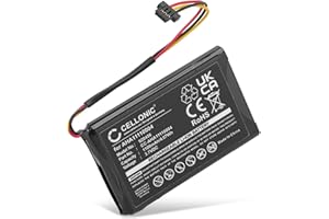 subtel Batería AHA11110004, P5, P6: Repuesto para Tomtom Go 510 (2013), Go 520 (2016), GO 930, Pro 7250 Truck Accu - Pila GPS Capacidad, duracion: 1100mAh Battery