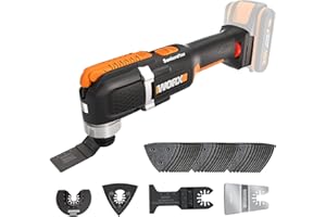 WORX WX696.9 Multiutensile oscillante a batteria Sonicrafter 20V - solo utensile