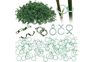 TYXHXTF 150 Pieces Clips pour Plantes, Clips de Support, Grimpantes Clips, Support pour Plantes, Support Plante, Tuteur Plante Grimpante, Plantes Grimpantes, pour Légumes Plantes Tomates