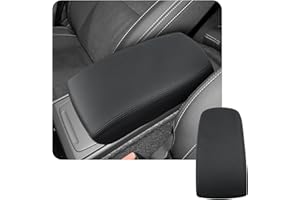 CDEFG Compatible with Volvo XC40 C40 Recharge 2018-2024 2025 Centre Armrest Armrest Lid Cover Scratch Protection Centre Console Faux Leather Armrest Box Cover Car XC40 2025 Accessories