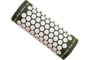 SHAKTIMAT Shakti Premium Acupressure Pillow Emerald Level 2, Sustainable & Durable, Relieves Stress & Tension, Promotes Relaxation & Focus, Ethically Handcrafted Acupuncture Massage Pillow in India, Cotton