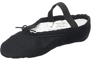 SANSHA 5C Tutu-Split Scarpette da Danza - Mezze Punte per Adulto, in Tela.