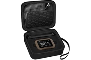 PAIYULE Case for Garmin Xero C1 Pro Chronograph, Range Shooting Chronograph Ballistic Precision Travel Organizer, Storage Holder with Mesh Pocket fit Cable, Porable Charger (Bag Only)(Black)