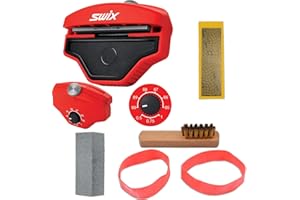 RaceWax Multi Edge Kit 80mm - Yellot Diamond Stone for Ski Base and Side with Gummi & More - (ZL-7011)
