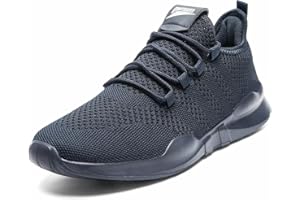 AZSDXS Men Running Trainers Lightweight Walking Shoes Fashion Breathable Jogging Athletic Sneakers Casual Breathable Gym Tennis Fitness Sport Outdoor Shoes