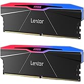 Lexar ARES Gen2 RGB DDR5 RAM Kit 32Go (2x16Go) 6400MHz CL30, 288-Pin UDIMM PC Mémoire RAM, Mémoire de Bureau, Mémoire Interne