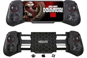 MFi Wireless Game Controller, Megadream iOS Mobile Gamepad Joystick für Phone 13, 13 Mini, 13 Pro Max, 12, 12 Pro, Pro Max, XR, XS Max, 11 Pro, 11 Pro Max, Direct Play (Schwarz)