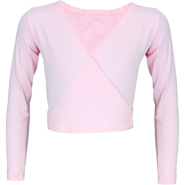 Cache-cœur Ballet Velours TTAO - Manches Longues Pour Fille 5-16 Ans - Danse, Gymnastique, Cérémonie