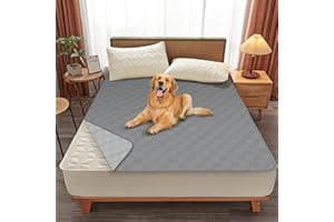 TAIKURA Dwustronny wodoodporny pokrowiec na łóżko dla psa koc dla zwierząt domowych dwustronny na meble łóżko kanapę sofę (172 x 208 cm)