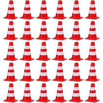 Mini Cônes Et Barrières De Signalisation Pour Enfants - Jouet éducatif Circulation
