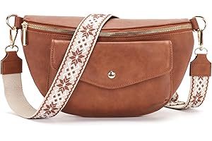 Atgbiem 2025 Banane Femme Petit Sac Bandoulière & Sac à Main 9 Couleurs Cadeau Anniversaire Idéal pour Femme