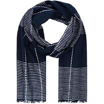 Riverso RIVLiam Sciarpa Uomo In Puro Acrilico – Morbida, Tinta Unita, Lunga 170 Cm, Per Autunno E Inverno (Blu Navy E Altri Colori)