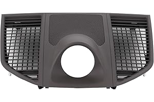 KIMISS Couverture d'horloge de tableau de bord, Couvercle D'horloge de Tableau de Bord Lunette 95B858189C Couvercle Décoratif de Tableau de Bord ABS Adapté pour Macan 2014-2020(Gris Agate)