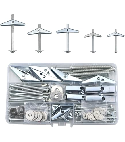 Tacos TOX M4 X 90mm - 50 Unidades, Zinc Galvanizado, Para Pared Y Techo