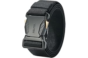 BELTER Cinturone Tattico Militare Cintura Uomo Tattica Cinta con Fibbia in Metallo a Sgancio Rapido per Caccia Trekking Esercizi Sportive Lavoro