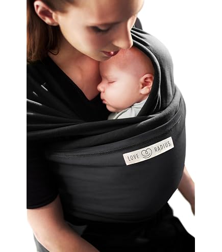 Écharpe De Portage JPMBB L'Originale - Réglable Sans Défaire Le Nœud, Naissance à 14 Kg, 3 Positions