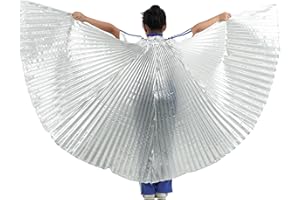 MUNAFIE Alas de Halloween de disfraces para niñas y niños de hadas alas Isis alas de disfraces para carnaval cosplay fiesta