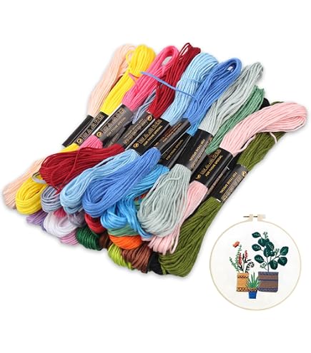 Fil à Broder Anchor CCC N°25 Vert Clair - Matassine De 20 Mètres, Coton, Made In Italy