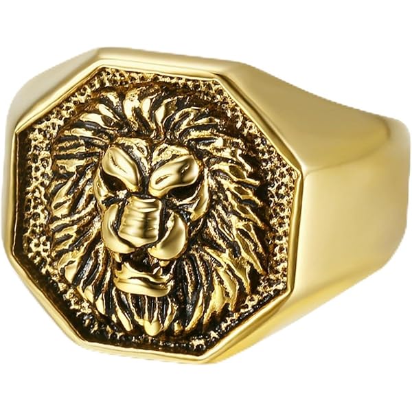 Anello Testa Leopardo Oro Anello Biker Animale Leopardo Hip Hop Per Uomini, Anello Leopardo Macchiato Nero Gioielli Leopardo Occhi Rossi, Anello Testa