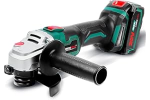 POSENPRO smerigliatrice angolare a batteria 20V, 125mm M14 smerigliatrice angolare motore brushless, 8000 giri/min con 4,0 Ah e caricabatterie, per taglio lucidatura