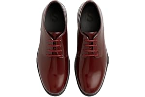 SIRRI Garçons Derby Brevet Chaussures Habillées Habillées à Lacets Chaussures de Bal de Mariage