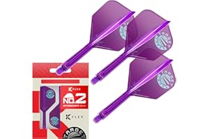 TARGET DARTS Target Japan Player Edition K Flex Flights and Shaft System | Pack of 3 Kflex All In One Flights, Player Edition Darts Accessories | K-Flex Dart Stem Short/Intermediate/Medium