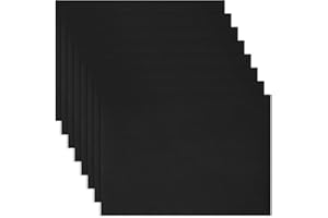 Lusofie 8 Pcs Nylon Repair Patch Self-Adhesive Fabric Repair Tape Waterproof Lightweight Repair Patches Epair Patches for Clothes Tent Bag Down Jacket 20 x 14.5 cm (Black)