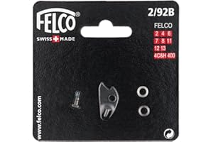 FELCO 2/92B Kit di ricambi con cricchetto di chiusura, argento (35 x 15 x 5 cm)