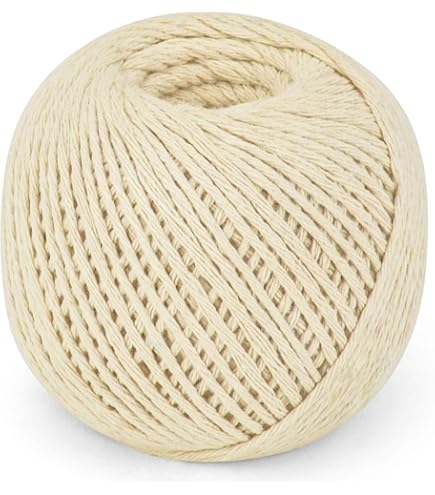 TJ.MOREE Butchers Twine For Cooking, 3Ply 200m Food Safe Cotton Cooking