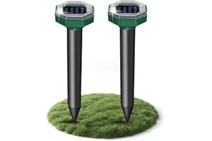 ROAMROVER 2025 Solar-Maulwurf vertreiber, Ultraschallvibration Maulwurf Vertreiber Testsieger, Haustierfreundlich, Wirkt wirksam gegen Maulwürfe, Wühlmäuse,Mäuse und Schlange Sowie gegen Gartennagetiere.