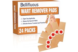 Bellifluous Verruche Rimozione, 24pcs Wart Remover Anti Verruche, Calli Piedi Rimozione, Cerotti Per Calli Dei Piedi, Cerotti Occhio Di Pernice, Verruches Rimoziones Piedi Efficace Sollievo Dal Dolore