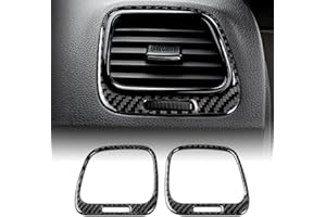 ‎KUNGKIC KUNGKIC Auto Armaturenbrett Klimaanlage Luftauslass Entlüftung Srahmen Kohlefaser Aufkleber Dekorative Innenbereich Compatible with VW Volkswagen Scirocco 2009-2016 Zubehör