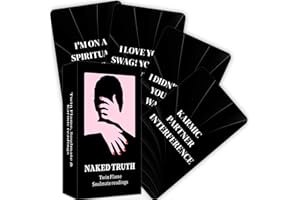 QCFQCF Love Oracle Cards,Truth Oracle Deck,Soulmate Oracle Cards for Beginners, Perfect for Twin Flame and Soulmate Readings