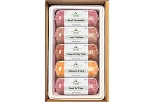 MOCO RAW DIRECT - BULMER PET FOODS - High-Protein Raw Dog Food - Frozen Mix Flavour Box - 80/10/10 Meal - Natural & Grain-Free Meal for All Breeds Dogs - Complete & Nutritional Dog Meal (Box of 10 Rolls)