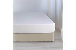 ‎NOMADS TEXTILE Nomads ComfortGuard. wasserdichte matratzenschoner 140x200cm. 100% Baumwolle mit atmungsaktive Nässeschutz matratzenbezug 140x200 cm Matratzenschoner 140x200cm. Inkontinenzunterlage waschbar