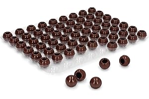 Pati-Versand Hohlkugeln Zartbitter | 1 Folie Pralinen-Kugeln zum Befüllen | je 63 Stück