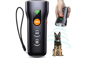 Mldnld Ultrasonic Anti-Barking Device for Dogs, Indoor Sonic Bark Deterrent and Repeller with Training and Behavior Aids - Effectively Stop Dog Barking with Pet Corrector and Dog Stopper