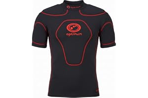 OPTIMUM herr Origin Senior | 5-pad EVA-skydd – axlar, bröst och biceps, lätt lycra-konstruktion, andningsbar kompressionspassform