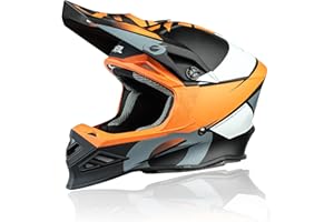 O'NEAL | Casco da Motocross | Motocicletta MX Enduro | Airflaps™ Compatibile fodera imbottita Coolmax Double D Safety Lock | F-SRS Helmet Glitch | Adulto