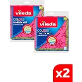 vileda 2 Paket 4'l&uuml; Colors Renkli Mutfak Bezi