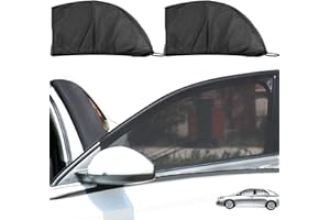 AHLMA 2 pezzi Parasole Auto Parasole auto Bambini Zanzariera auto Tendine Parasole per Finestrini Laterali dell'auto Protegge Passeggeri, Bambini e Animali Domestici (110 * 65 cm)