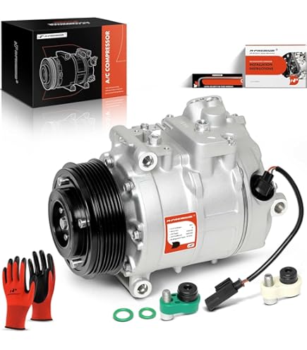AC Compressor With 6-Groove Pulley & Clutch For BMW 228i, 328i, 428i, 528i, X5 (2012-2018) - 1 Year Warranty