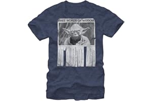 Fifth Sun Star Wars Men's Words of Wisdom T-Shirt, Opaque